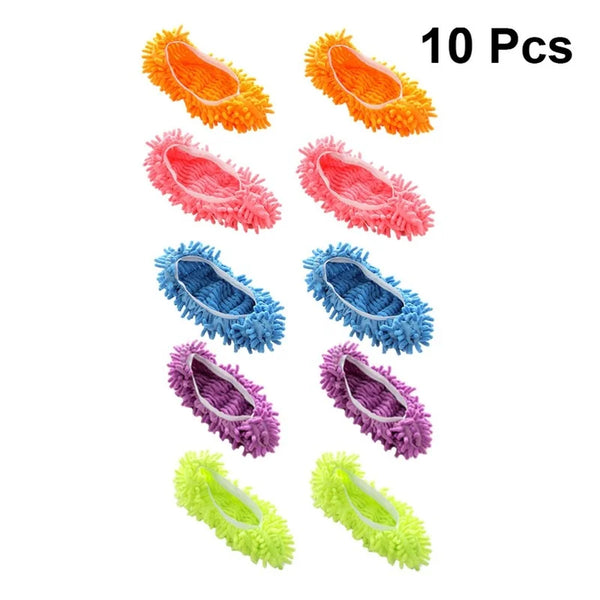 10PCS Multi-Function Floor Cleaning Slippers
